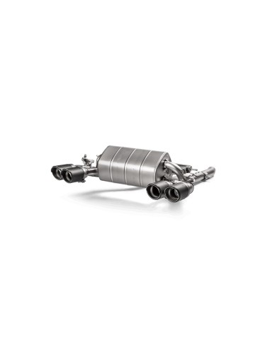 BMW M2 Competition S55 F87 Akrapovic Slip-on i Titan med kolfiber utblås (original avgassystem måste kapas)