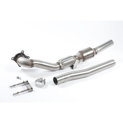 Audi A3 2,0TFSi Quattro Milltek Sport 3" Downpipe med HJS racekatalysator