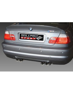 BMW M3 CSL E46 Milltek Sport bakredämpare (Slip-On) 4x 80mm Special utblås