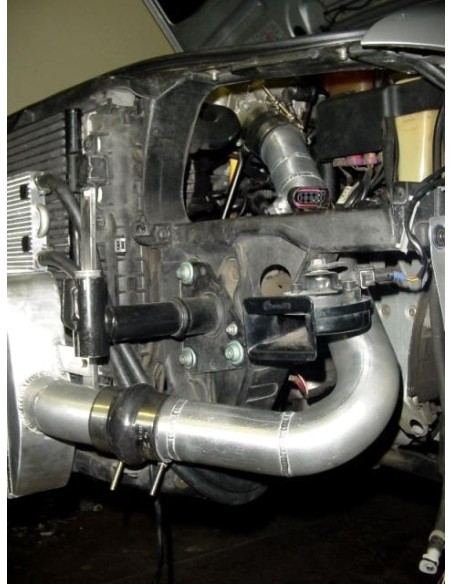 Audi A4 1,8T 20V B5 Evolution Racewerks Competition Intercooler kit svart kit (komplett)