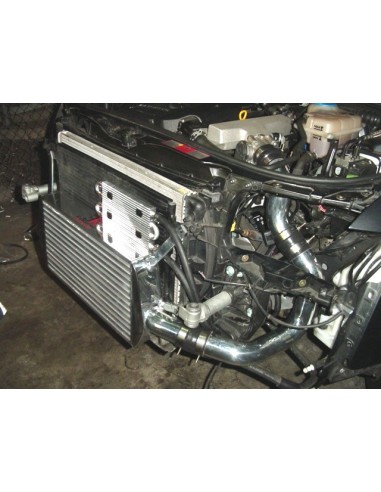 Audi A4 1,8T 20V B6 Evolution Racewerks Competition Intercooler kit svart kit (komplett)