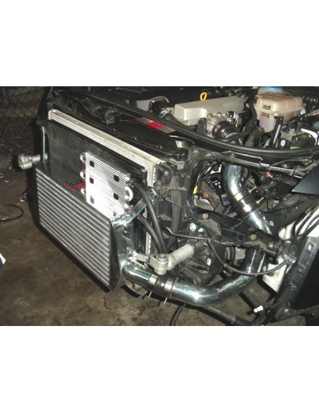 Audi A4 1,8T 20V B6 Evolution Racewerks Competition Intercooler kit svart kit (komplett)