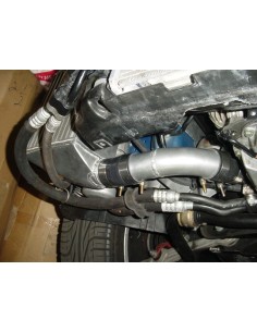 Audi A6 2,7T B5 Evolution Racewerks dubbla sido intercoolers på original plats med kolfiberstyrning 2