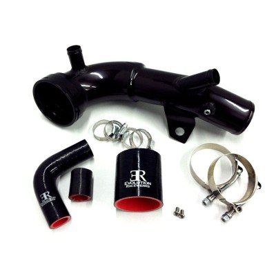 BMW 135i 3,0T N54 E89 Evolution Racewerks Svart Laddluftrör spjällhus för original dumpventiler (eller tillexempel Forge N54 kit