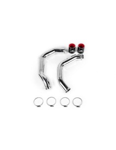 BMW M4 S55 F82 Evolution Racewerks Svarta Tryckrör med tryckslangar mellan turbo och chargecooler 2