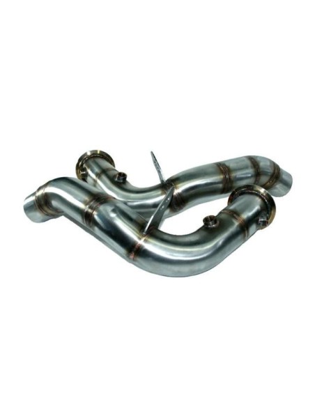 BMW M6 F12 / F13 S63 Evolution Racewerks downpipes utan katalysatorer