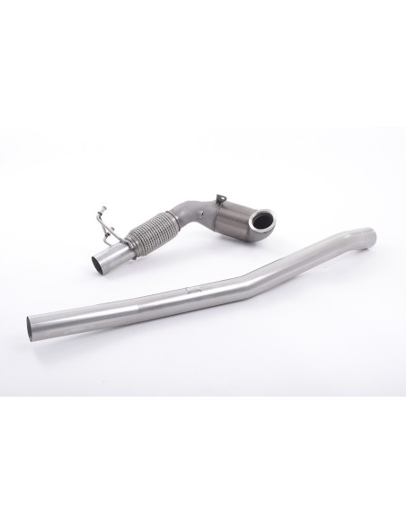 VW Golf R 3/5dörrars mk7.5 Milltek Sport 3" gjuten Downpipe utan katalysator