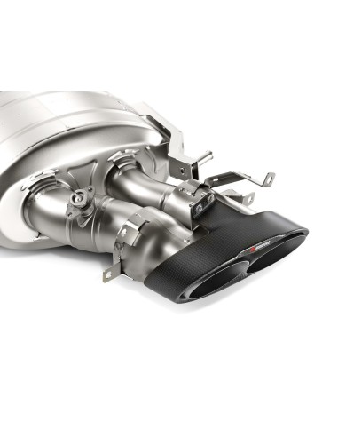 Audi RS7 4,0TFSi V8 4G Akrapovic Evolution System i Titan med kolfiber utblås