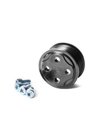 Audi S4 3,0TFSi  B8.5 Integrated Engineering remhjul till kompressor bultad med 4 skruvar (sen version)