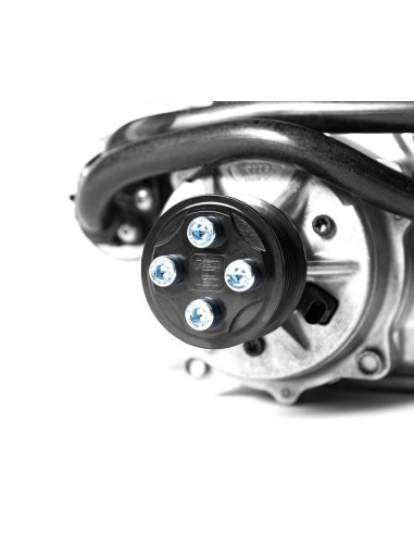 Audi S4 3,0TFSi  B8.5 Integrated Engineering remhjul till kompressor bultad med 4 skruvar (sen version)