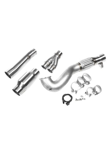 Audi TTRS 2,5TFSi 8S Integrated Engineering Gjuten Downpipe med racekatalysator