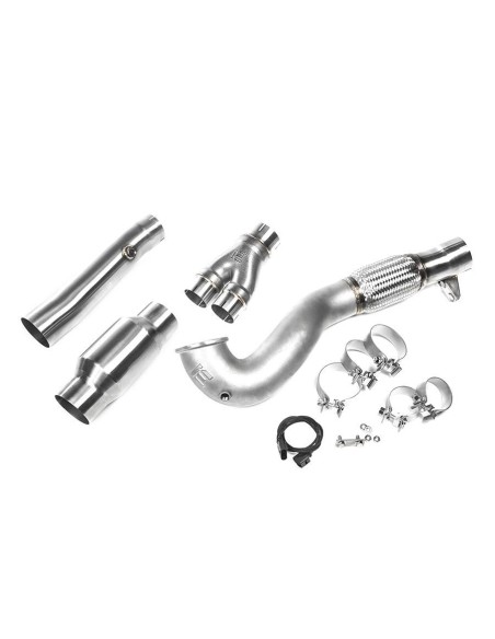 Audi TTRS 2,5TFSi 8S Integrated Engineering Gjuten Downpipe med racekatalysator