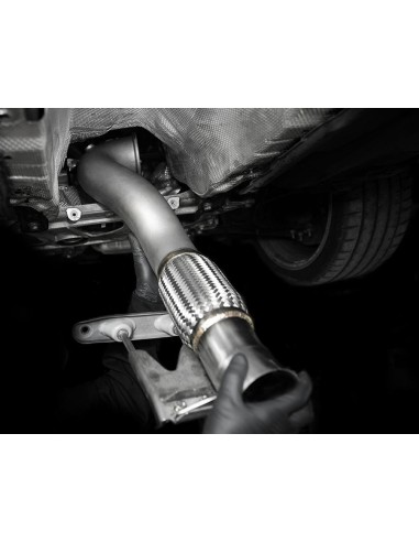 Audi TTRS 2,5TFSi 8S Integrated Engineering Gjuten Downpipe med racekatalysator