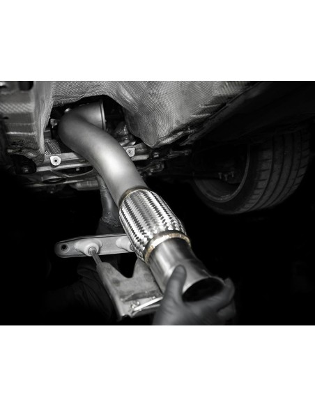 Audi TTRS 2,5TFSi 8S Integrated Engineering Gjuten Downpipe med racekatalysator