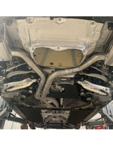 Audi RS6 4,0TFSi C8 Milltek Sport 3,15" Från Partikelfilter och bakåt (måste kapas) 2x Chrome Ovala utblås med avgasventiler