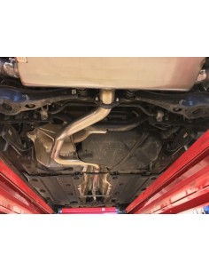 Seat Leon 2,0TFSi Cupra R 310HK 5 dörrars Milltek Sport Cat-Back 2x 100 Titan GT utblås - Non-Resonated (mindre-dämpad) 2