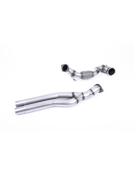 Audi TTRS 2,5TFSi OPF 8S Milltek Sport 3" Downpipe utan katalysator (tar bort partikelfilter)