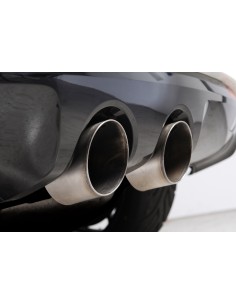 Seat Leon 2,0TFSi Cupra R (UK) Milltek Sport Cat-Back Resonated (dämpad) 2x 100 titan GT utblås 2