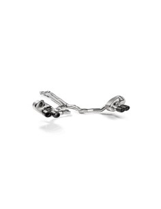 Porsche Panamera 971 Turbo Akrapovic Evolution System i Titan med Kolfiber utblås