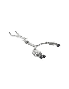 Audi S6 Akrapovic Evolution System i Titan med kolfiber utblås