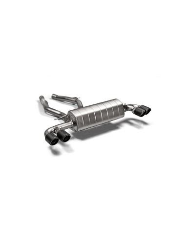 BMW Z4 M40i OPF G29 Akrapovic Slip-on i titan med original avgasventil och kolfiber utblås