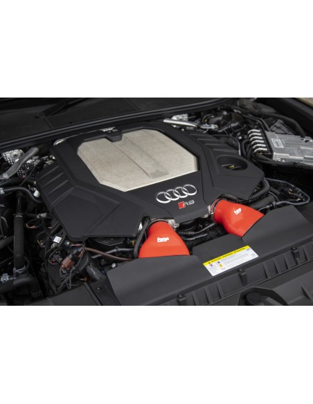 Audi RS6 4,0TFSi V8 C8 Forge Motorsport insugs slang svart i silicon