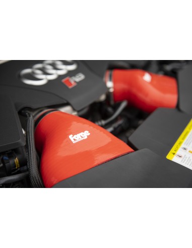 Audi RS6 4,0TFSi V8 C8 Forge Motorsport insugs slang svart i silicon