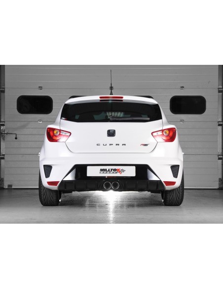 Seat Ibiza 1,4TSi Cupra Milltek Sport 2,75" Cat-Back 2x 80 Chrome GT utblås