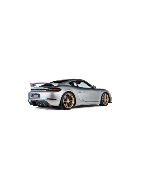 Porsche Cayman 718 4,0 GT4 OPF Akrapovic kolfiber diffuser matt