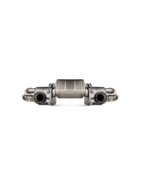 Porsche Boxster 718 4,0 Spyder OPF till 2020/02 Akrapovic Slip-On Race system i Titan med Svarta Titan utblås