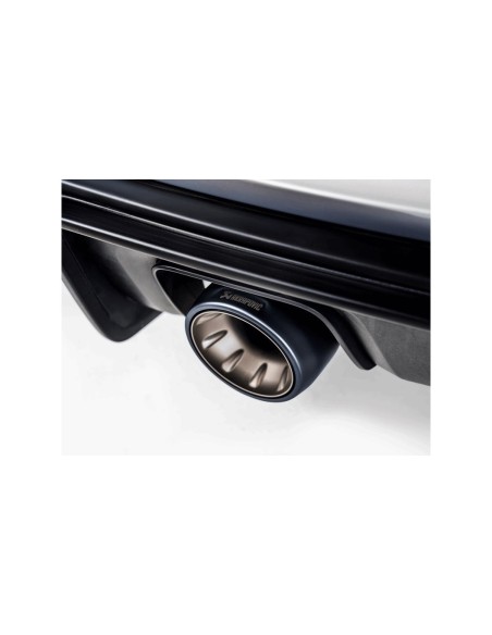 Porsche Boxster 718 4,0 Spyder OPF till 2020/02 Akrapovic Slip-On Race system i Titan med Svarta Titan utblås