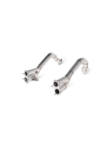 Porsche Boxster 718 4,0 Spyder OPF Till 2020/02 Akrapovic Link-Pipes i Titan (tar bort OPF / Partikelfilter)