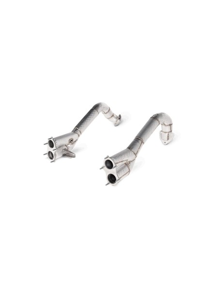 Porsche Cayman 718 4,0 GT4 OPF Till 2020/02 Akrapovic Link-Pipes i Titan (tar bort OPF / Partikelfilter)
