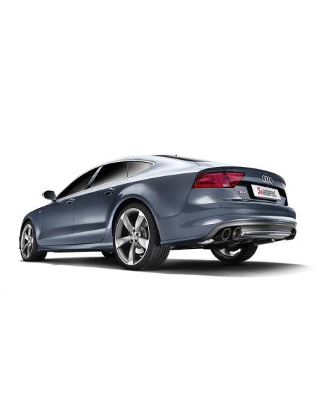 Audi S7 Akrapovic Evolution System i Titan med kolfiber utblås