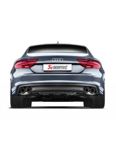 Audi S7 Akrapovic Evolution System i Titan med kolfiber utblås 2