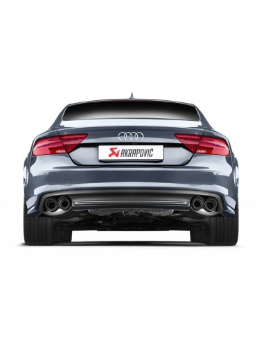 Audi S7 Akrapovic Evolution System i Titan med kolfiber utblås