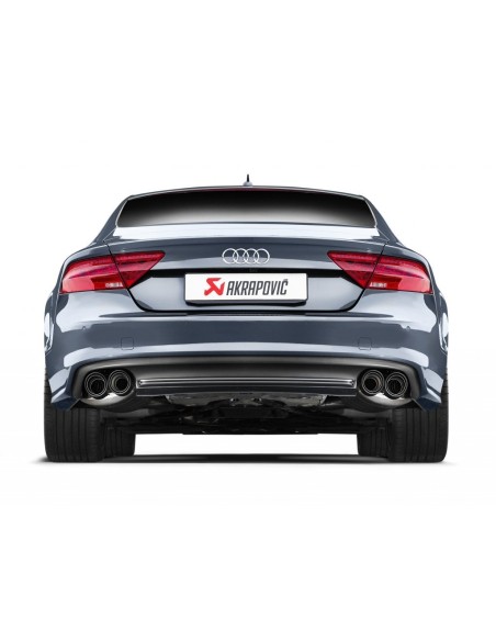 Audi S7 Akrapovic Evolution System i Titan med kolfiber utblås