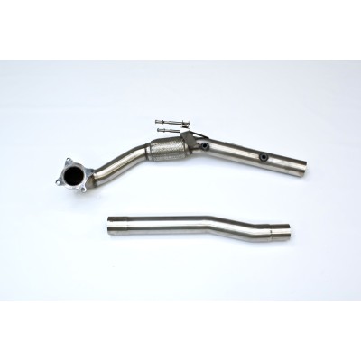 VW Golf 2,0TFSi R mk6 Milltek Sport 3" Downpipe utan katalysator