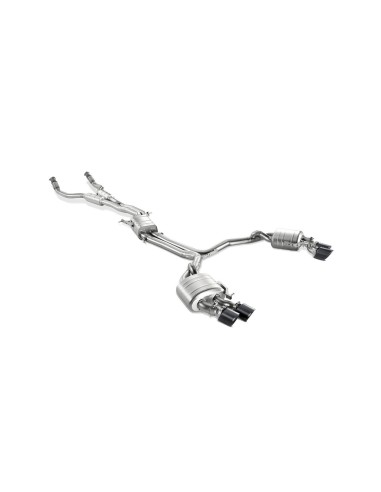 Audi S7 Akrapovic Evolution System i Titan med kolfiber utblås