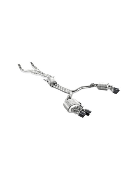 Audi S7 Akrapovic Evolution System i Titan med kolfiber utblås