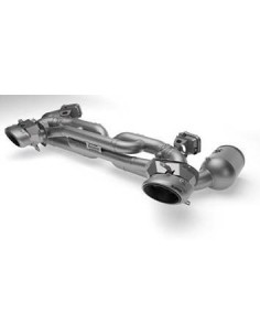Porsche 992 Turbo / Turbo S Akrapovic Slip-on Race i Titan med Titan utblås