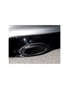 Porsche 992 Turbo / Turbo S Akrapovic Slip-on Race i Titan med Svart utblås