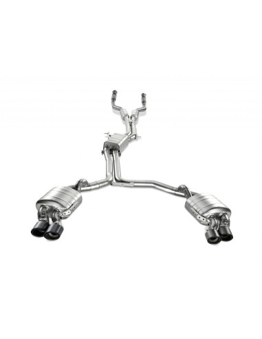 Audi S7 Akrapovic Evolution System i Titan med kolfiber utblås