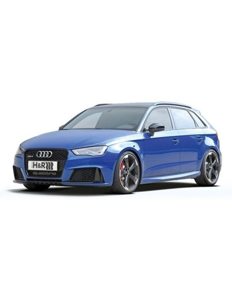 Audi RS3 8v H&R sänkningssats sänker 40/30mm (30/20mm Sedan) Passar bilar med och utan Magnetic ride