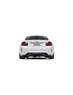 BMW M2 F87 Akrapovic Blank kolfiber diffuser 2