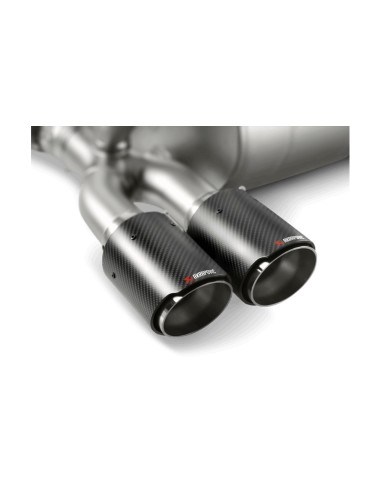 BMW M4 F82 / F83 Akrapovic Slip-On i Titan med Kolfiber utblås