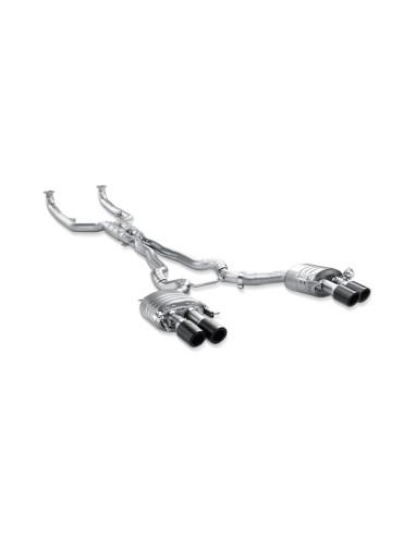BMW M6 F12 / F13 Akrapovic Evolution System i Titan med Kolfiber utblås