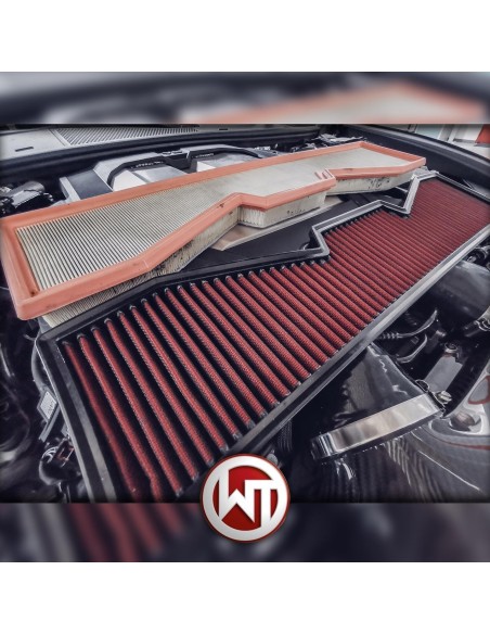 Audi RS6 4,0TFSi V8 C8 Wagner Tuning Kolfiber insugskit (med BMC sportluftfilter)