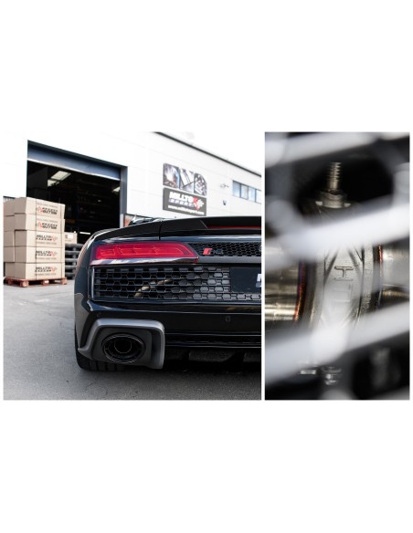 Audi R8 5,2 V10 OPF 4S 2019+ Milltek Sport OPF-Back med aktiva avgasventiler (använder original utblås)