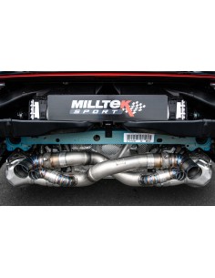 Porsche 992 3,0T Carrera S Milltek Sport 2,5" OPF-Back avgassystem Titan (använder original utblås)